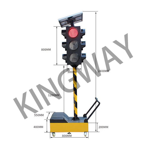 4-direction Portable Traffic Signal Light